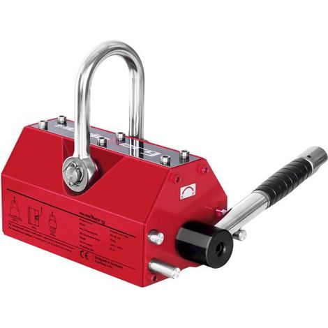 Dispositivo de elevación magnética manual para chapas y perfiles de hasta 300 kg. (1/5)