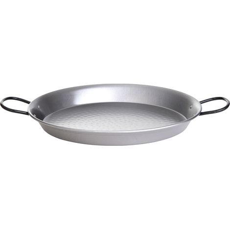 Paella World Paella Pfanne Grillpfanne Ø 24 cm - Stahl poliert