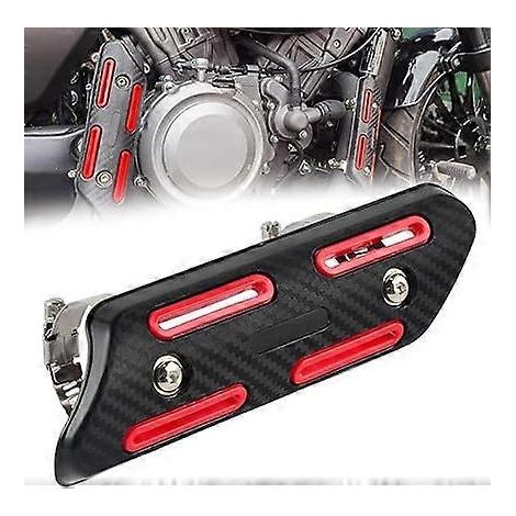 Protection thermique pour pot d'échappement de moto, protection thermique pour tuyau d'échappement de moto, remplacement de protection thermique, revêtement isolant (1/5)
