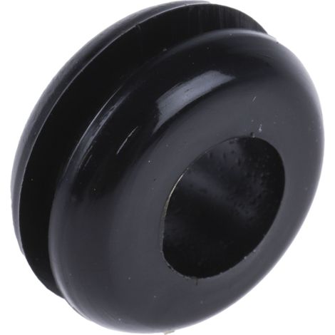 Rs Pro – Passe-câble en PVC Ø 6.4mm – Panneau max 1.7mm – Découpe 10mm – Lot de 100 unités pour espaces confinés (1/4)