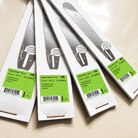 Guide-chaîne 18 pouces en métal pour tronçonneuse thermique compatible MS291 MS362 MS382, barre de guidage de remplacement – Livraison gratuite (1/4)