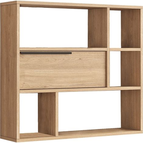 Mensola da parete, mensola portaoggetti Shelf Noce (1/5)