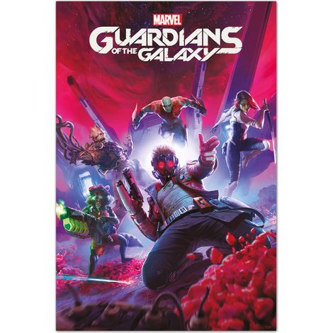 Poster marvel giochi guardiani della galassia