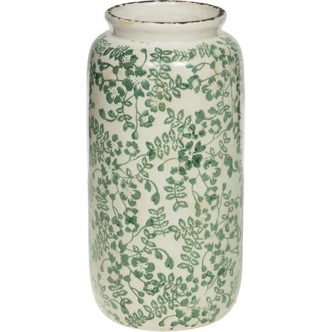 Amadeus - Vase Tampon fleurs vert grand modèle H33,5 cm (1/3)
