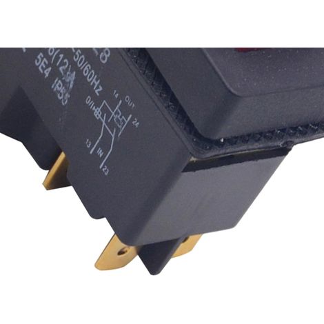 Interrupteur électromagnétique étanche à 4 broches, AC250 V 16 A, démarreur magnétique, interrupteur de sécurité, pour machine IP55 (1/5)