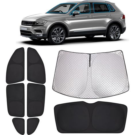 Sonnenschutz für VW Tiguan II 2016-2024, Verdunkelung, Sichtschutz, Hitzeschutz (1/5)