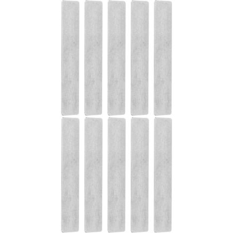 Clapet Compresseur Air Plaque de Soupape Rectangulaire 10 PièCes, Plaque de Soupape en Fonte Taille Standard pour Compresseur D'Air, Valves de Remplacement pour Cylindre de 51 mm pour 0,75-1,5KW (1/5)