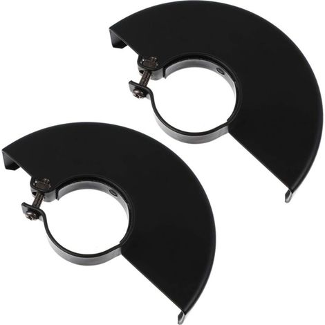 2Pcs Black Metal Wheel Guard Protective Cover Grinder Replacement for Electric Angle Grinder (100mm)