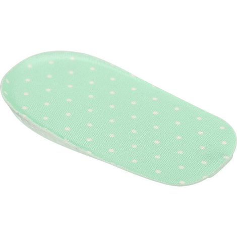 Semelle intérieure en gel silicone 1,5cm, coussinets de talon verts pour rehausse de taille, soutien de la voûte plantaire orthopédique (1/5)
