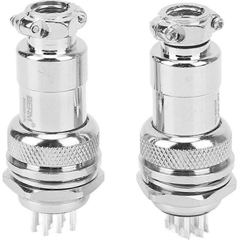 Luftfahrt-Steckerbuchse 20 mm 10-poliger elektrischer Netzadapter für Maschinen und Geräte
