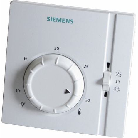 Termostato ambiente frontale caldo/freddo - SIEMENS : RAA41 (1/2)