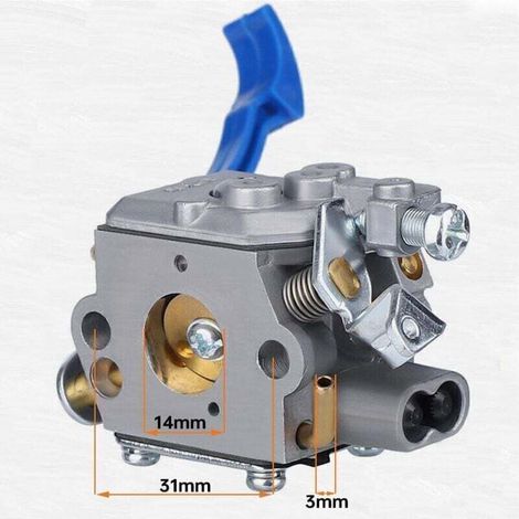 Carburateur pour Moto pour Husqvarna 125B 125BX 125BVX pièces de souffleur de Feuilles pour carburateur pour Zama C1Q-W37 581798001 avec réglage de la Ligne de Filtre à Air et à Carburant