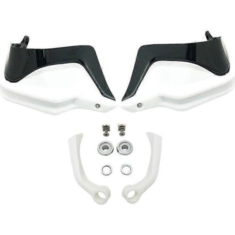 Protège-mains ABS pour moto BMW F900R F900XR F 900 XR F900 R 2019 2020 2021 - Protection pare-brise et mains contre le vent - Kit blanc et noir
