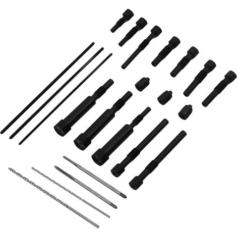Lot de 22 outils d'extraction et de retrait de bougies de préchauffage avec mallette de rangement pour M10 M8 (1/5)