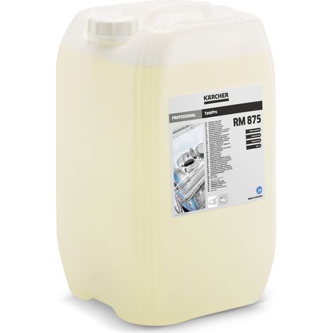 KARCHER Nettoyant TankPro Alcalin RM 875 62959190, Bidon de 20 L, pH 13, Faible Mousse, Formule Concentree, pour Cuves et Conteneurs (1/2)