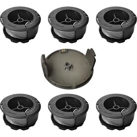 Mähwerkspule, Φ1,6 mm 6 m F016800570 für BOSCH Mähwerksmodelle: Universal GrassCut 18 / Universal GrassCut 18-26 / Universal GrassCut 18-260, für Ersatztrimmerköpfe (6 Stück) (1/4)
