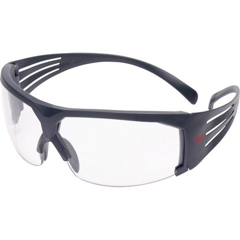 3M SecureFit SF601SGAFFI Schutzbrille mit Antibeschlag-Schutz Grau