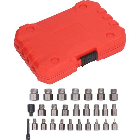 Kit d'extracteurs de vis hexagonaux (27 pièces) pour réparation et entretien. (1/5)