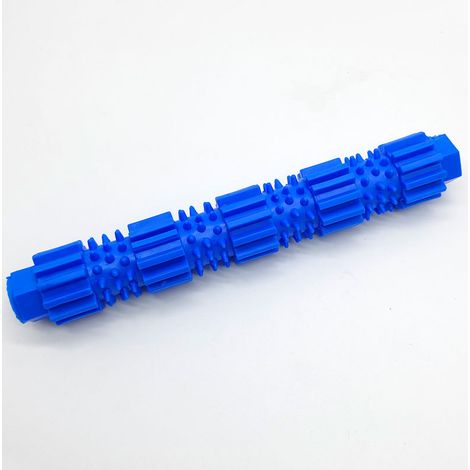 Jouet à mâcher pour chien Jouet à mâcher pour animal domestique Jouet anti-morsures Jouet pour chiot Jouer au QI Brosse à dents(bleu) (1/5)