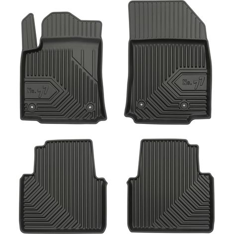 Tapis de Sol de Voiture pour Citroen C3 Aircross 2017-2024 TPE Durable Noir 4Pcs (1/5)