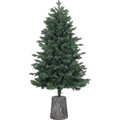 HOMCOM Albero di Natale Artificiale 150 cm con Base in Resina e 994 Rami, Verde (1/5)