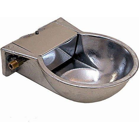 Abreuvoir pour chevaux en aluminium à niveau constant avec garniture en laiton et flotteur en plastique