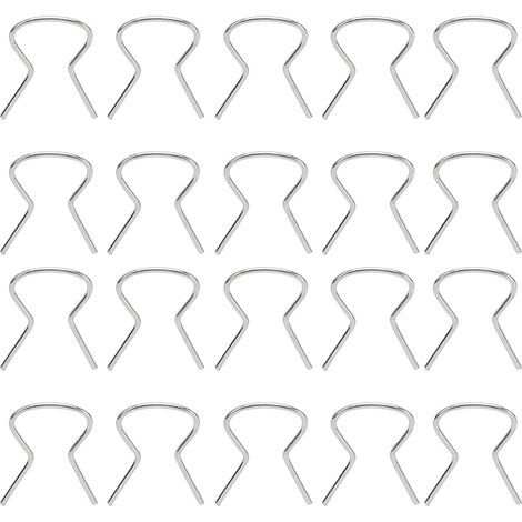 Bnineteenteam Premium Metall-Fenstergriff-Halteclips 20 Stück OE-Nummer 4138439 Passend für Lancia.