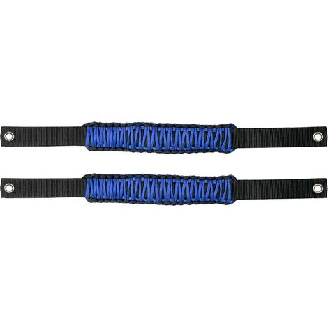 Barre de sécurité en paracorde pour voiture, 2 pièces, poignées de remplacement pour Ford Bronco Jeep Wrangler (1/5)