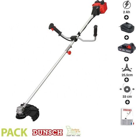 Pack coupe bordure sans fil batterie 20v et chargeur Dunsch DU22040BP (1/4)