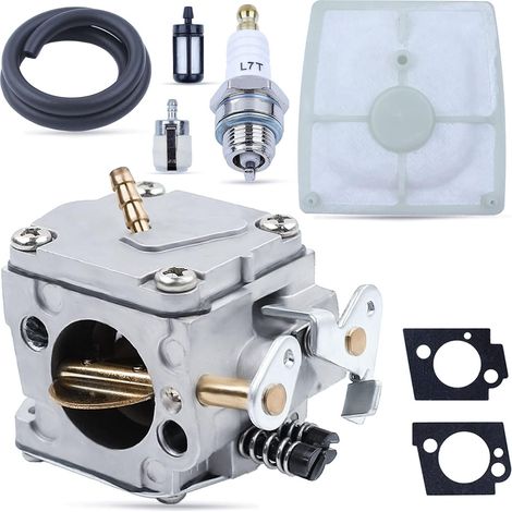 Kit de carburador LinDuxe con filtro de aire y línea de combustible para motosierra de gasolina Stihl 041, 041AV y 041 Farm Boss 1110-120-0609 (1/4)