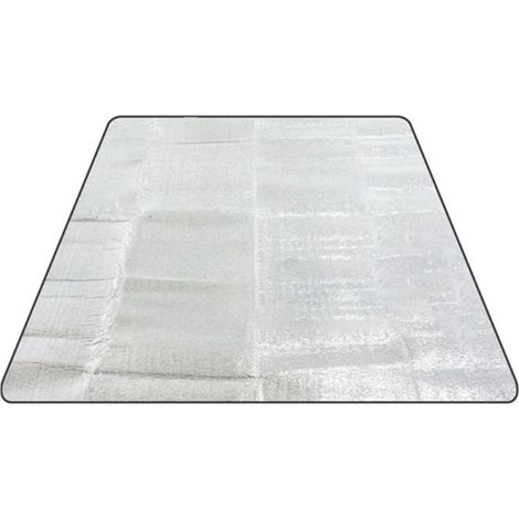 Colchoneta de espuma, colchoneta para acampar, colchoneta de aluminio, colchoneta para el suelo, manta térmica, 200 x 150 cm