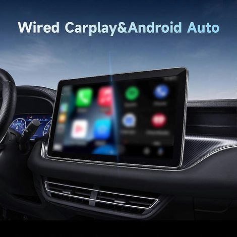 Adaptateur autoradio Bluetooth Wi-Fi 5.0 filaire avec navigation audio en ligne et commande vocale A (1/4)