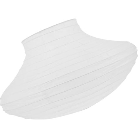 Abat Jour Papier de Riz Pliable Blanc pour Lanternes à Peindre par-Même, Décoration de Fête et Maison Design Délicat et Structure Simple (1/5)