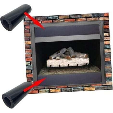 (101,6 × 10,16 cm) 2 tapones magnéticos para chimenea, protección contra corrientes de aire en interiores, cubierta de ventilación, evita la pérdida de calor, rejilla para chimenea