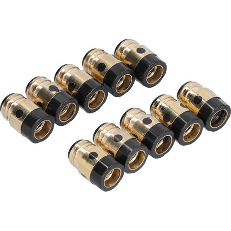 Lot de 10 porte-embouts de torche de soudage avec diffuseur, manchon isolant femelle protégé contre les gaz, 500 A (1/5)