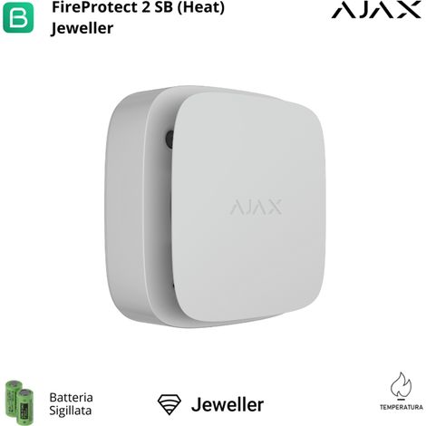 AJAX - 63214 - FireProtect 2 SB (Heat) ASP , Rilevatore di calore wireless
