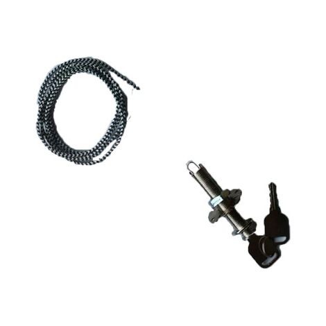 Kit de déverrouillage extérieur pour motorisation de garage – Compatible avec BERNER TORANTRIEBE GA 101/201/401 et LIMUS ONE G50/G70/G80 – 1 serrure, 1 paire de clés, câblette, vis de fixation, notice technique