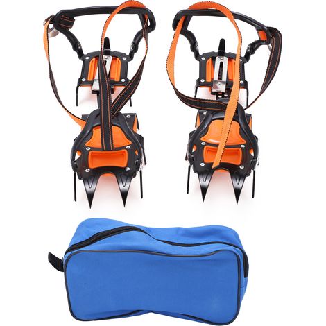 Crampons antidérapants 12 dents, haute résistance, adhérence forte, antiglisse pour neige et désert. (1/5)