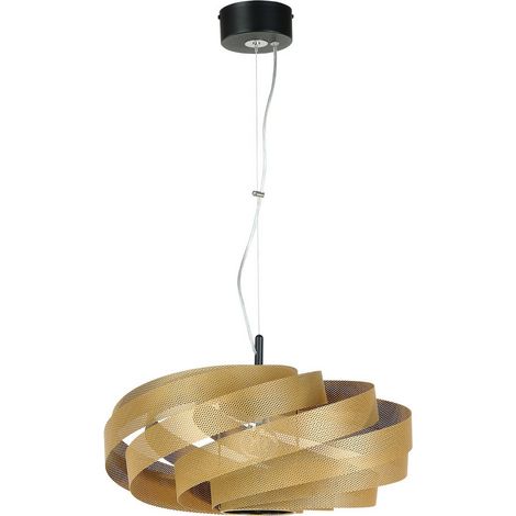 [GEBRAUCHT] Euluna Hängeleuchte Vento Pendelleuchte Deckenlampe Leuchte Goldfarben ø50cm E27 B-Ware