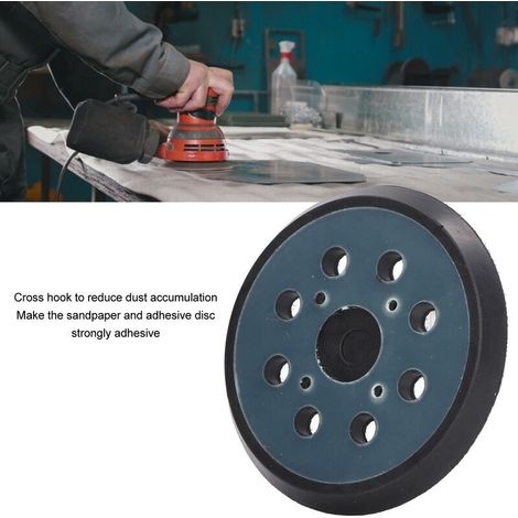 125mm Plateau de ponage Compatible avec Makita Remplacer le BO5010 BO5041 Disques de ponage 8 trous-VSIAISV (1/3)