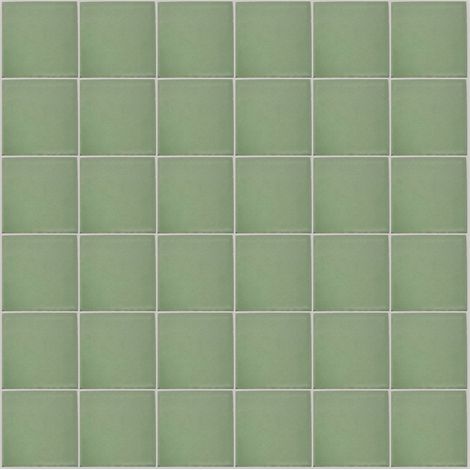 Mosaïque de grès cérame PICCOLO SILK 5x5cm (finition satinée) -  Pistachio green - -  203 - Pistachio green - boîte de 0.93 m2