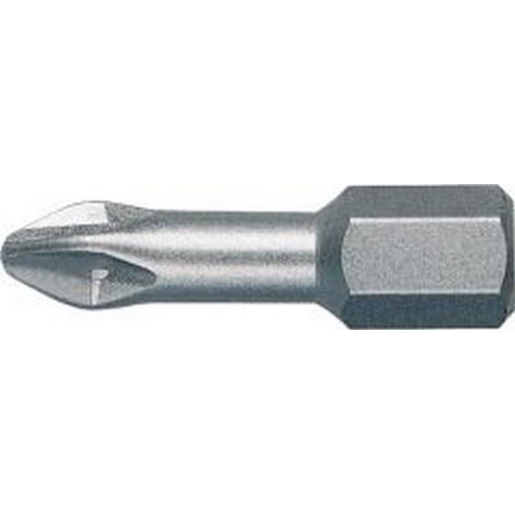 Punta Semidura Con Scatola Di Torsione Per Phillips Vite 1/4 '' Ph, Lunga 25 Mm, Dimensioni: Ph 2, Lunghezza Totale 25 Millimetri (1/5)
