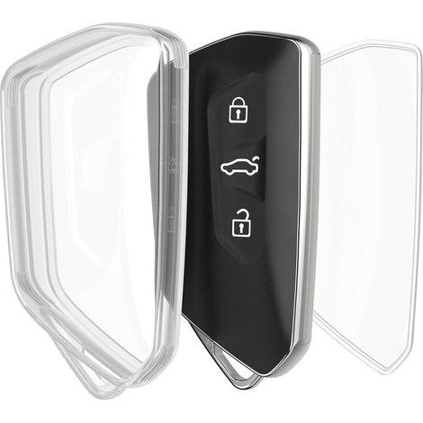 Transparente Hülle für den VW Golf 8 3-Tasten-Autoschlüssel.