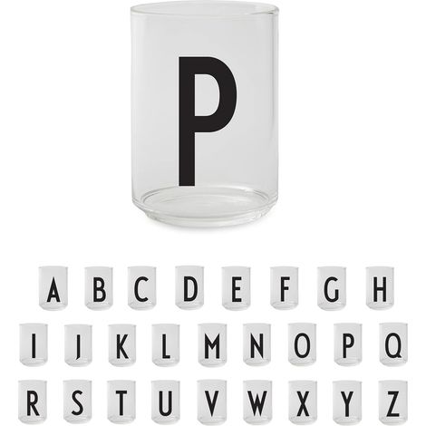 Verre avec Initiale (A-Z) Cadeau Homme (1/5)