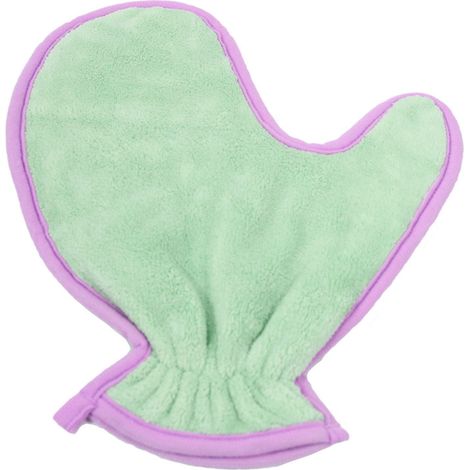 Serviette de nettoyage pour animaux de compagnie, gant en fibre Super absorbant, réutilisable, pour chat et chien, outils de soins de bain, vert (1/5)