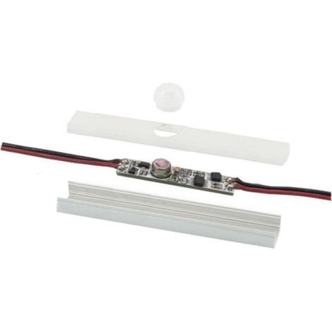 Mini Sensore di Movimento PIR 120º per Striscia LED Bianco (1/3)
