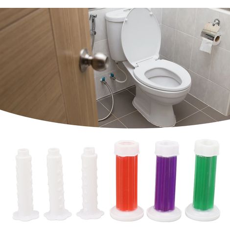 Lot de 3 gels nettoyants pour toilettes, pour éliminer le calcaire et les odeurs, nettoyant pour toilettes au parfum frais. (1/5)