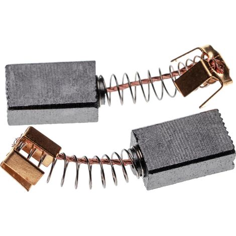 vhbw 2x Spazzola di carbone 6 x 10 x 16 mm compatibile con Makita RP0900, MT361, 8406, 1911B, JR3010, HP2010N utensile elettrico