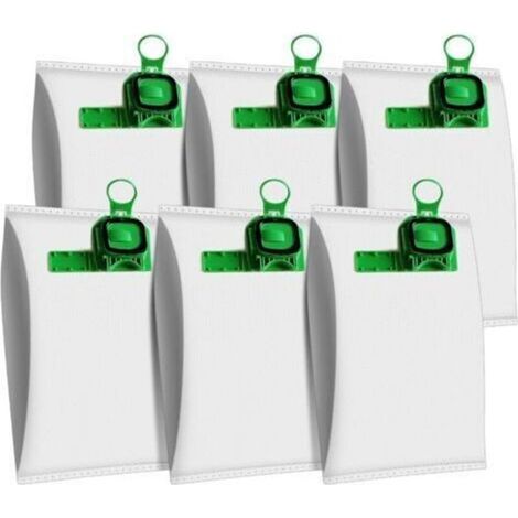 6er-Pack VK140 Hochleistungs-Staubsaugerbeutel für Vorwerk VK150 FP140 Kobold Staubsauger, 27,5 x 11,5 cm (1/4)