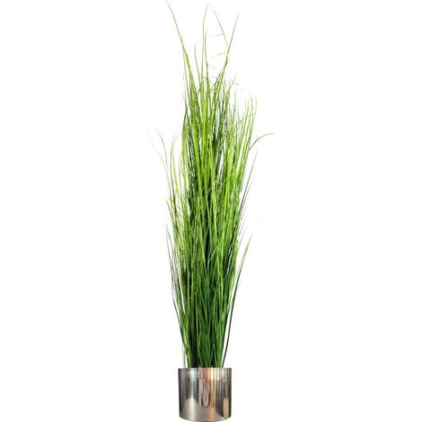 130cm Artificial Onion Grass Plant with Silver Metal Plater (1/5)